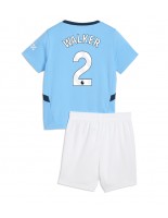 Manchester City Kyle Walker #2 Kotipaita Lasten 2024-25 Lyhythihainen (+ shortsit)